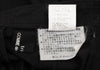 COMME des GARCONS JAPAN. TRICOT. Black Rayon Silk Switching Flare Skirt