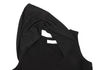 YOHJI YAMAMOTO JAPAN. Y'S WORKSHOP. Black Drape Neck Rayon Sleeveless Dress
