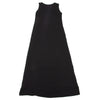 YOHJI YAMAMOTO JAPAN. Y'S WORKSHOP. Black Drape Neck Rayon Sleeveless Dress