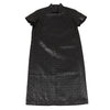 COMME des GARCONS JUNYA WATANABE JAPAN. Black Circle Design Pattern Dress