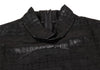 COMME des GARCONS JUNYA WATANABE JAPAN. Black Circle Design Pattern Dress