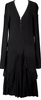 LE JEAN DE MARITHE FRANCOIS GIRBAUD PARIS. Black Stretch Switching Dress