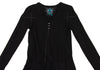 LE JEAN DE MARITHE FRANCOIS GIRBAUD PARIS. Black Stretch Switching Dress