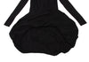 LE JEAN DE MARITHE FRANCOIS GIRBAUD PARIS. Black Stretch Switching Dress