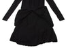 LE JEAN DE MARITHE FRANCOIS GIRBAUD PARIS. Black Stretch Switching Dress
