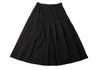Mademoiselle NON NON Japan. Black Stretch Wool Pleated Skirt