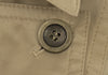 UNITED ARROWS JAPAN. Khaki/Beige Quilt Lining Detachable Faux Fur Trench Coat Beige