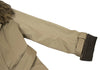 UNITED ARROWS JAPAN. Khaki/Beige Quilt Lining Detachable Faux Fur Trench Coat Beige