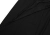 DONNA KARAN SIGNATURE NY. Black Rayon Stretched Wrap Maxi Skirt