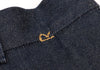 45RPM JAPAN. 45R Indigo Selvedge Out-seam Denim Flare Skirt