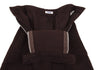 ISSEY MIYAKE JAPAN. zucca. Bordeaux Wool Zipper Design Skirt