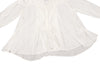 TSUMORI CHISATO JAPAN. White Cotton Silk Lace Switching Top White