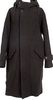 ISSEY MIYAKE JAPAN. zucca Black Wool Melton Hooded Coat