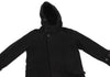 ISSEY MIYAKE JAPAN. zucca Black Wool Melton Hooded Coat