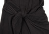 SENSOUNICO JNBY JAPAN. Charcoal Color Wool Twist Design Knit Dress