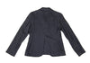 ROMEO GIGLI  ITALY. Navy Rayon Wool Pinstripe Jacket