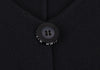 KRIZIA PARIS. Navy Wool No Collar 1B Long Jacket