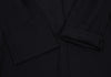 KRIZIA PARIS. Navy Wool No Collar 1B Long Jacket