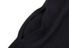 KRIZIA PARIS. Navy Wool No Collar 1B Long Jacket