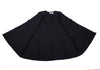 KRIZIA PARIS. Navy Wool No Collar 1B Long Jacket