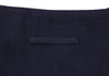 Jean Paul GAULTIER CLASSIQUE PARIS. Navy Rayon/Triacetate Blend Front Pleated Skirt