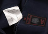 Jean Paul GAULTIER CLASSIQUE PARIS. Navy Rayon/Triacetate Blend Front Pleated Skirt