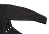 fou fou JAPAN. NEW W/TAG. Black Cotton Gun Flap Design Dress