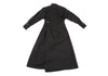 fou fou JAPAN. NEW W/TAG. Black Cotton Gun Flap Design Dress