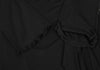 YOSHIE INABA L'EQUIPE JAPAN. Black Acetate Poly Gather Dress