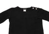 agnes b. PARIS. Black Angora Blend Shoulder Button Knit Dress