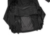 COMME des GARCONS JAPAN. Black Frill Design Semi-Sheer Dress