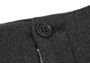ALFASPIN EWS JAPAN. Charcoal Wool Straight Pants