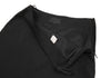 ANTEPRIMA ITALY. Black Rayon/Wool Back Pleats Switching A-line Skirt