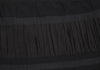 ANTEPRIMA ITALY. Black Rayon/Wool Back Pleats Switching A-line Skirt
