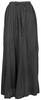 GOMME JAPAN. Black Curve Switching Rayon Flared Skirt