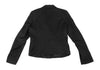 HOMMA JAPAN. Black Gather Hem Design Wool Gaba Jacket