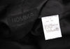 HOMMA JAPAN. Black Gather Hem Design Wool Gaba Jacket