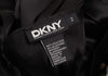 DONNA KARAN NY. DKNY. Black, Beige Silk Blend Waist Gather Switching Sleeveless Dress