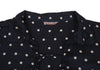 45rpm 45R umii908 Japan. Navy, Grey Cotton Dot Printed Blouse