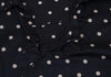 45rpm 45R umii908 Japan. Navy, Grey Cotton Dot Printed Blouse