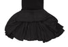 LIMI feu JAPAN. Black Stole Design Poly Sleeveless Dress