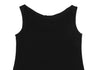 YOSHIE INABA L'EQUIPE JAPAN. Black Cotton Sleeveless Dress