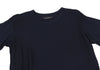 COMME des GARCONS JAPAN. TRICOT. Navy Patterned Textured Rayon Belted Dress