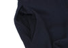 COMME des GARCONS JAPAN. TRICOT. Navy Patterned Textured Rayon Belted Dress