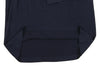COMME des GARCONS JAPAN. TRICOT. Navy Patterned Textured Rayon Belted Dress