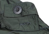 EIKO KONDO JAPAN. Vintage Rare Khaki Belt Pocket Design Skirt