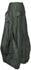 EIKO KONDO JAPAN. Vintage Rare Khaki Belt Pocket Design Skirt
