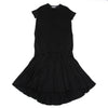 UN3D. JAPAN. Black Tuck Layered Shirt Dress Black