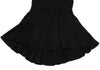 UN3D. JAPAN. Black Tuck Layered Shirt Dress Black