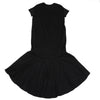 UN3D. JAPAN. Black Tuck Layered Shirt Dress Black
